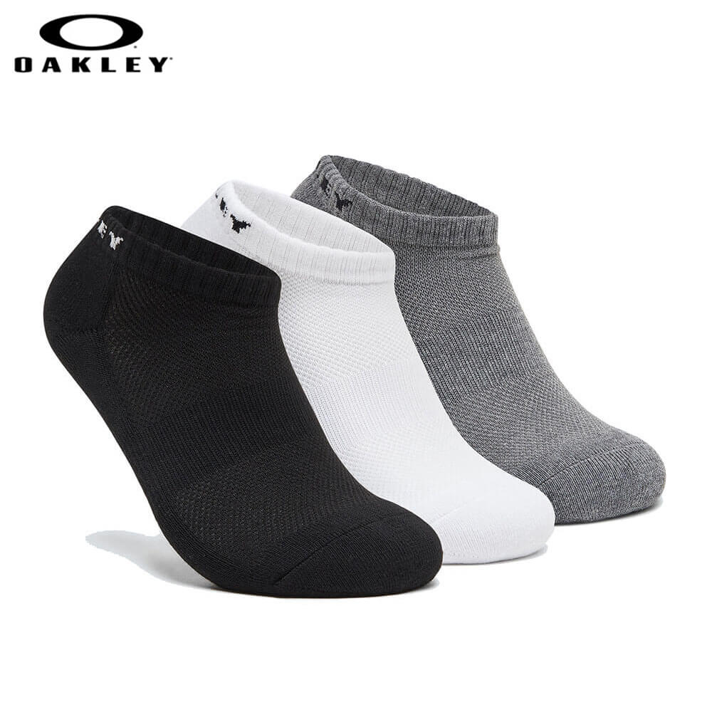 【ブラックフライデー♪最大P10倍+10000円割引クーポン!】11/26まで オークリー メンズ 3足セット アンクルソックス 93251JP Eco