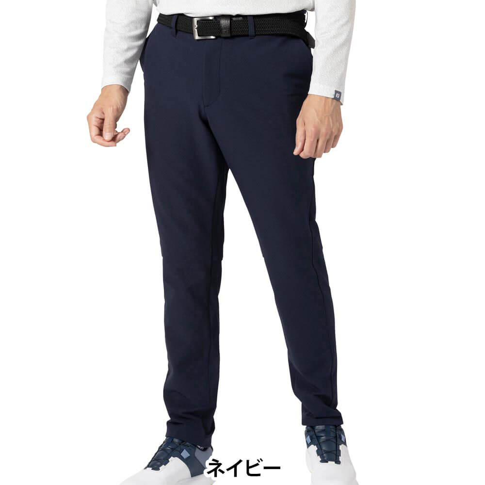 【50％OFF】 フットジョイ メンズ 裏起毛 ストレッチ ロングパンツ FJ-F24-P04 [2024年モデル] ゴルフウェア [秋冬モデル] 特価 [裾上げ対応1●]