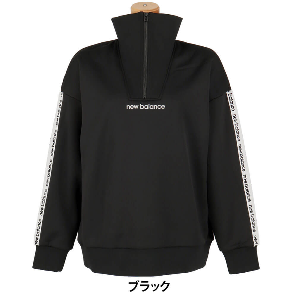 ニューバランス レディース インレイ裏フリース 長袖 ハーフジップ プルオーバー 012-5262504 ゴルフウェア [2025年秋冬モデル]