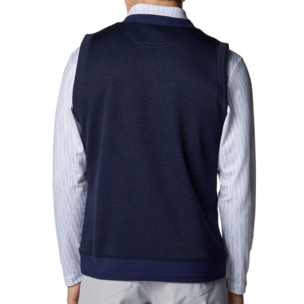 【全品10％割引クーポン開催中！】11/3まで　アンダーアーマー メンズ UAドライブ ストーム セーターフリース ベスト 6007928 410 Midnight Navy [2025年秋冬モデル]