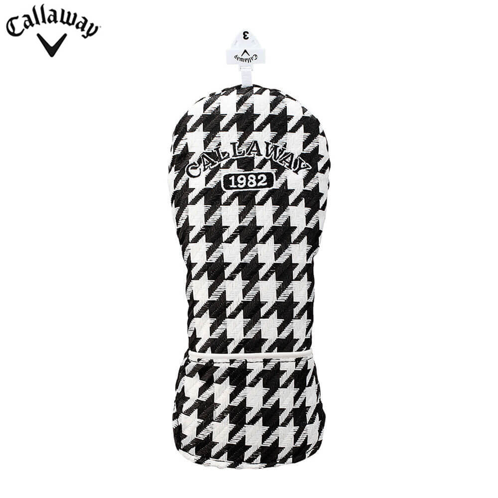 [2025年モデル] キャロウェイ STYLE SPL フェアウェイウッド用 ヘッドカバーFW 25 JM 5525083 ホワイト..