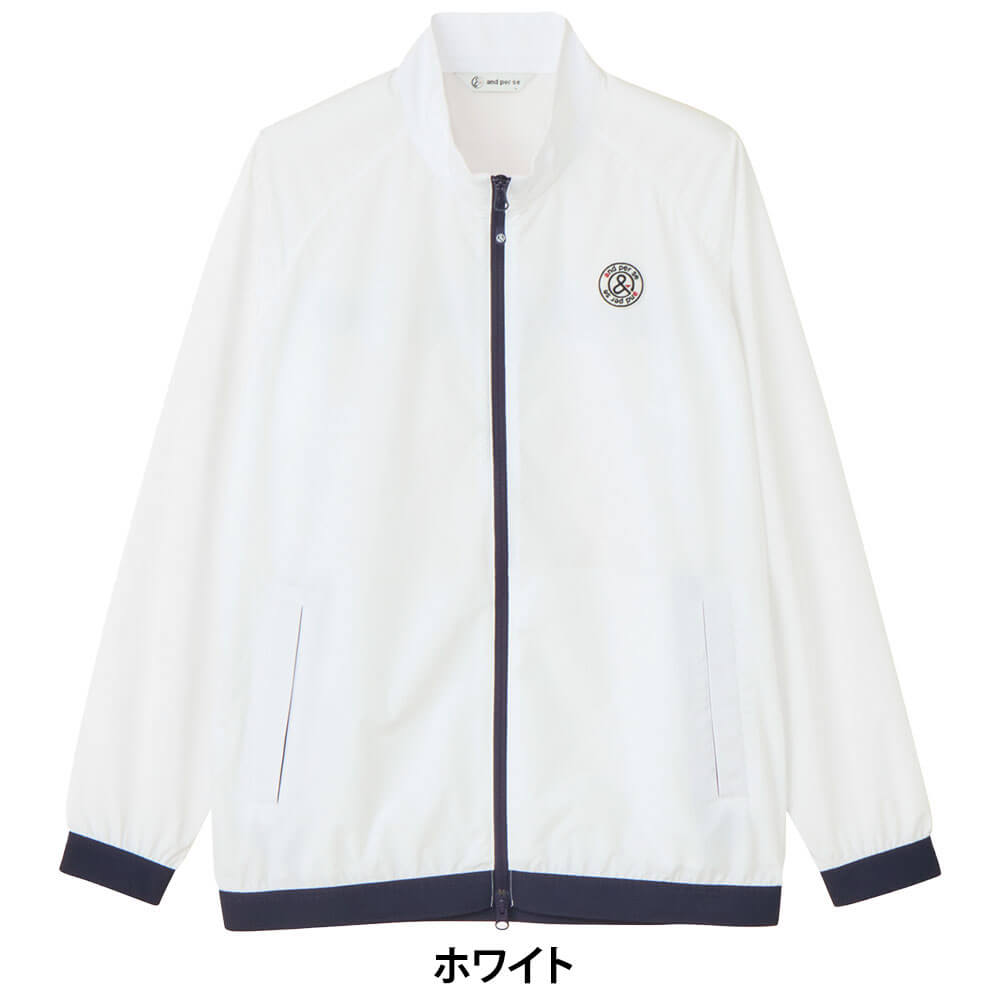 【全品10％割引クーポン開催中！】11/3まで　アンパスィ メンズ 撥水 ストレッチ 長袖 フルジップ ブルゾン AMF1105G1 ゴルフウェア [2025年秋冬モデル]