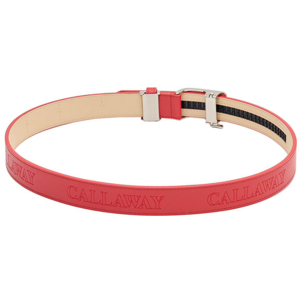 キャロウェイ レディース CGセレーションバックル ベルト C25292200 1100 レッド ゴルフウェア [2025年モデル]