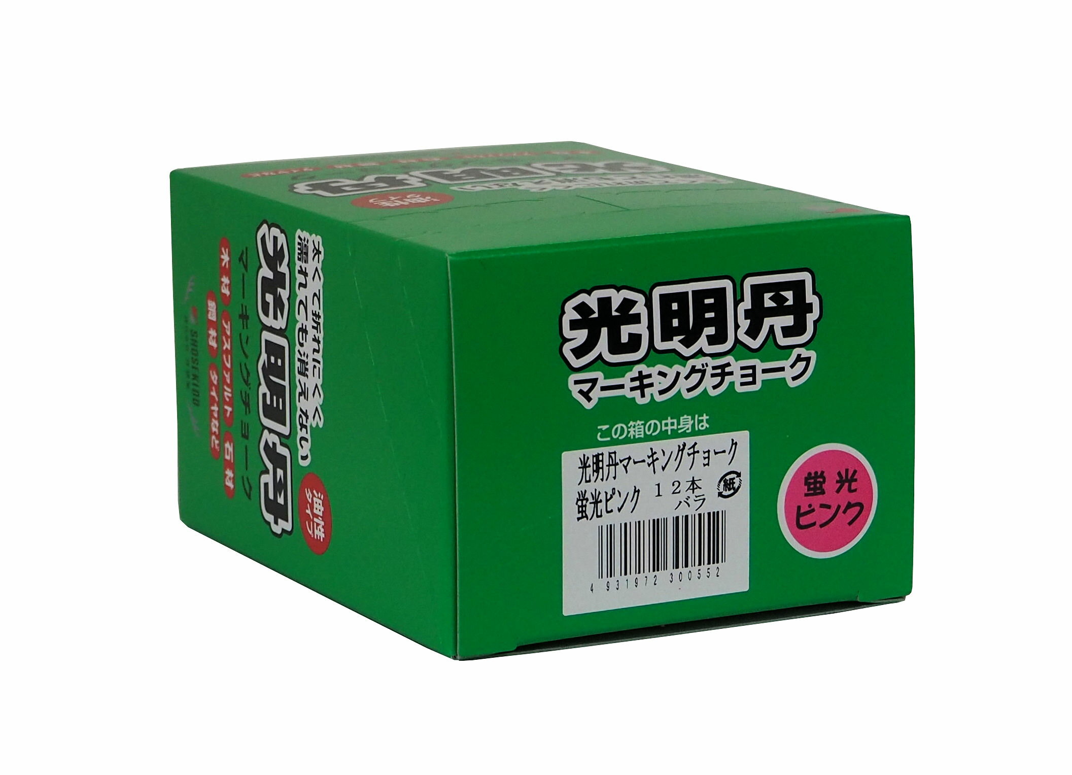 【サイズ】 L長さ106mmx太さ20mm 【商品詳細】 元祖マーキングチョーク太くて書きやすく、折れにくい、あらゆる作業現場で使用できます。濡れても消えない太型マーキングチョーク