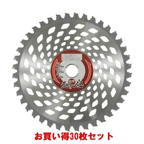 255mmx40P 草刈りチップソー 荒野の嵐 お買い得5枚セット　9068S5　 アイウッド　小山金属工業所　送料..
