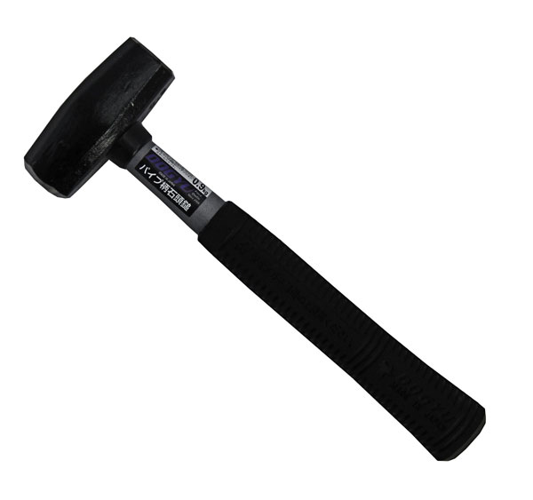 土牛 パイプ柄石頭鎚 0.9kg DOGYU 土牛産業