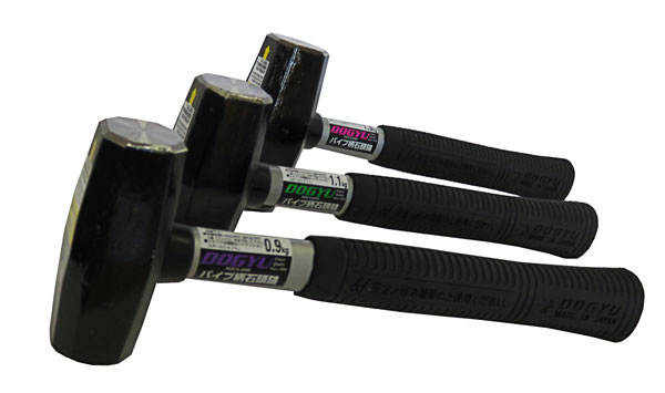 土牛 パイプ柄石頭鎚 0.9kg DOGYU ...の紹介画像2