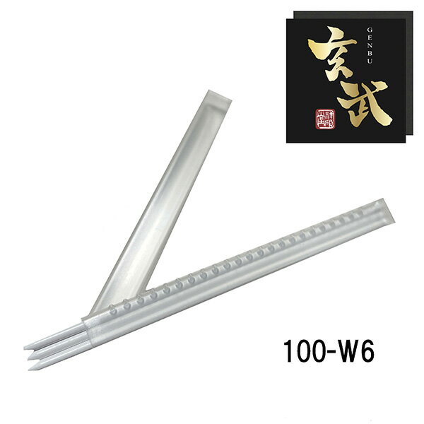 メール便送料無料　玄武建築用シャープペンシル2.0mm　替え芯 6本入 白　祥碩堂