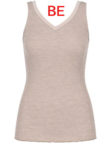 【ワコール】シルク混 ノースリーブ LLサイズ