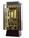 金仏壇 仏壇 泉 京型欄間 16号 大谷派 (お東) 浄土真宗大谷派 セット仏具付き ( 線香差 透香炉 仏器 等) 木製 高級品 【smtb-TK】