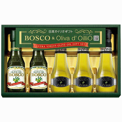 お歳暮 日清オイリオ ボスコ＆オリーバデオイリオエキストラバージンオリーブオイルギフト BL-30 内祝い お返し ギフトセット 出産内祝い 結婚内祝い お供え 御供 香典返し 粗供養 快気祝い 快気内祝い