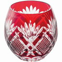 送料無料 送料込 手づくり切子フリーグラス ルビーレッド KRF-50R 内祝い お返し 出産内祝い 結婚内祝い 入学内祝い お中元 暑中見舞い 初盆志 香典返...
