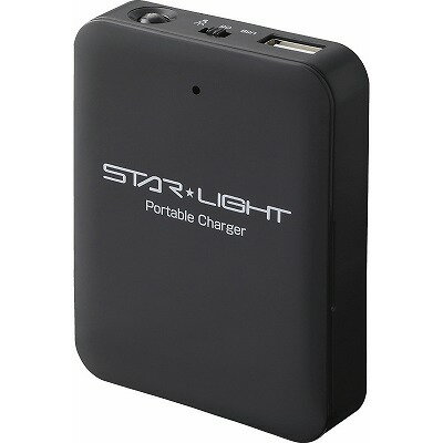 送料無料 送料込 STAR LIGHT 乾電池式モバイルバッテリー SK-4AACHLEDBK ※のし・包装不可