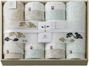 今治謹製 雲母唐長(KIRA KARACHO) 唐長文様タオルセット(木箱入) KK89200 内祝い お返し 出産内祝い 結婚内祝い 入学内祝い お中元 暑中...