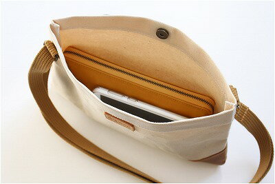 送料無料 送料込 HaL 倉敷産帆布×姫路レザー サコッシュ HAL88050-BE のし・包装不可