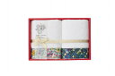 prima rosette using by LIBERTY FABRICS フェイスタオル2P イエロー・ネイビー PR-2425-YN 内祝い お返し ギフ...