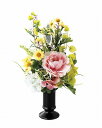 送料無料 送料込 SC触媒加工 アーティフィシャルフラワー供花 憩い ピンク 25-bukka-35p ●のし・包装不可