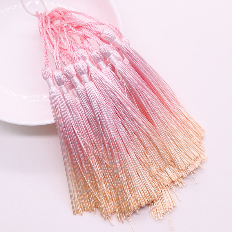 新カラー大量入荷　同色2本タッセル パーツ かわいい チャーム シルクタッセル インテリア ストラップ 約13cm