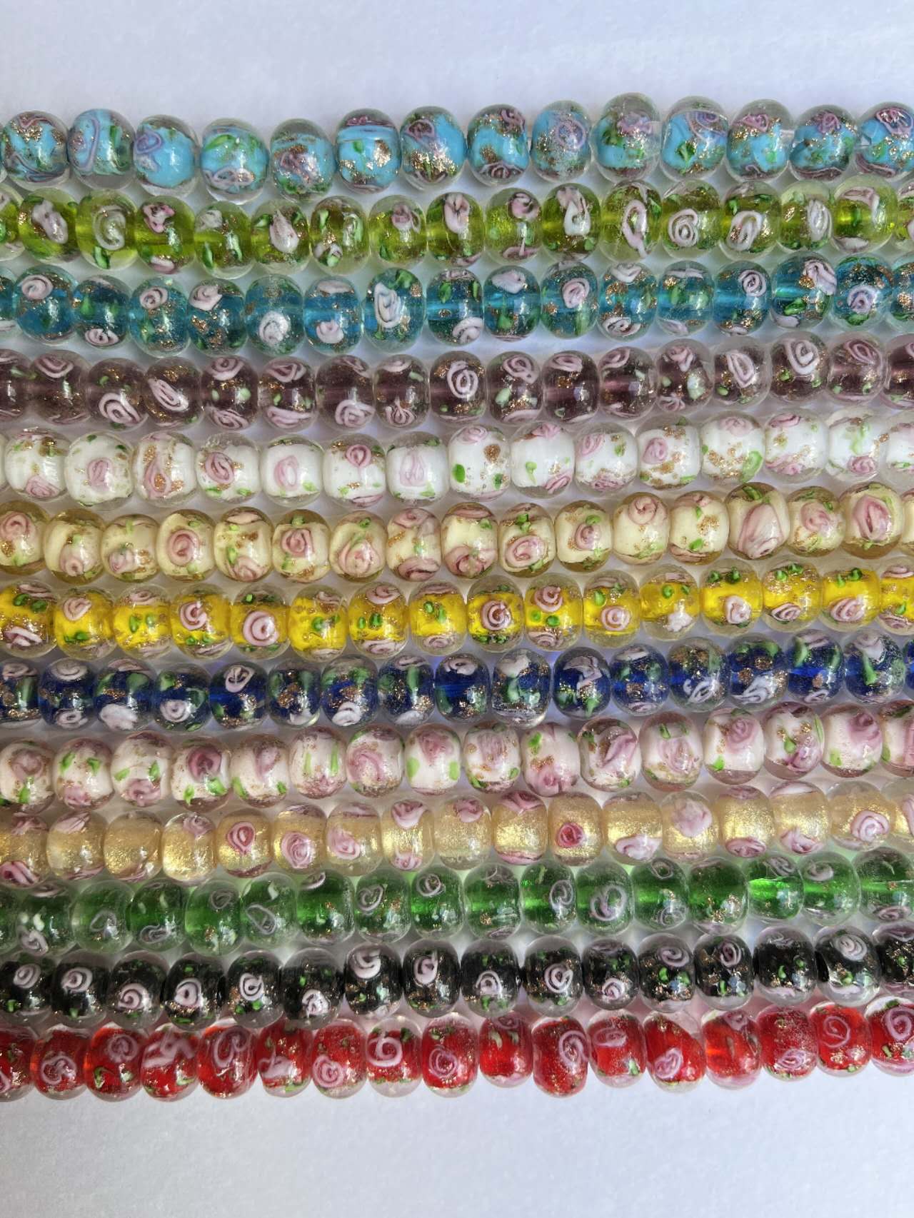 乐天商城 - 薔薇　バラ　ローズ　花柄 トンボ 玉ボタン型 10x9mm 10個入りセット