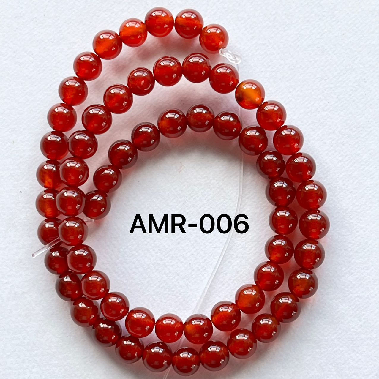 乐天商城 - 赤メノウラウンド6mm、38cm連売り。