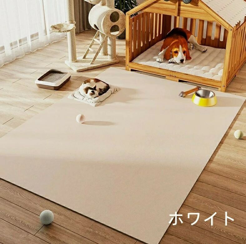 ラグ カーペット おしゃれ お手入れ簡単 大きいサイズ クッションマット 撥水 防水 滑り止め 選べる7サイズ 猫 犬 抗菌 怪我防止