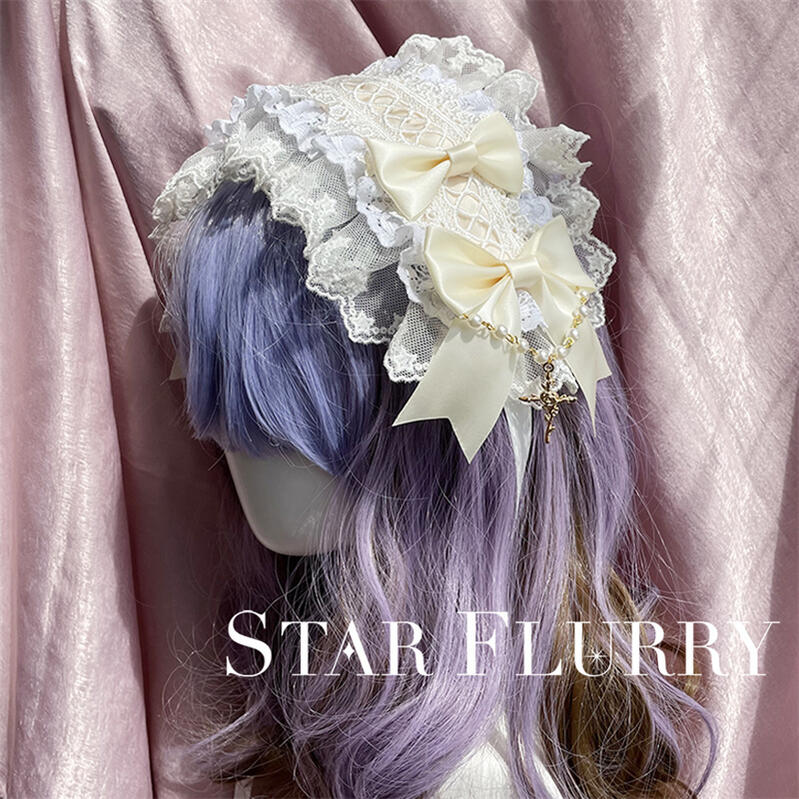 【楽天スーパー 10%】即納 ロリータ ヘッドドレス ヘアバンド カチ...