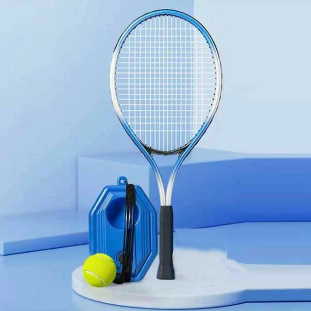 テニストレーナーセット テニス練習 練習器具 ソロテニス ラケット+ひも付きボール...