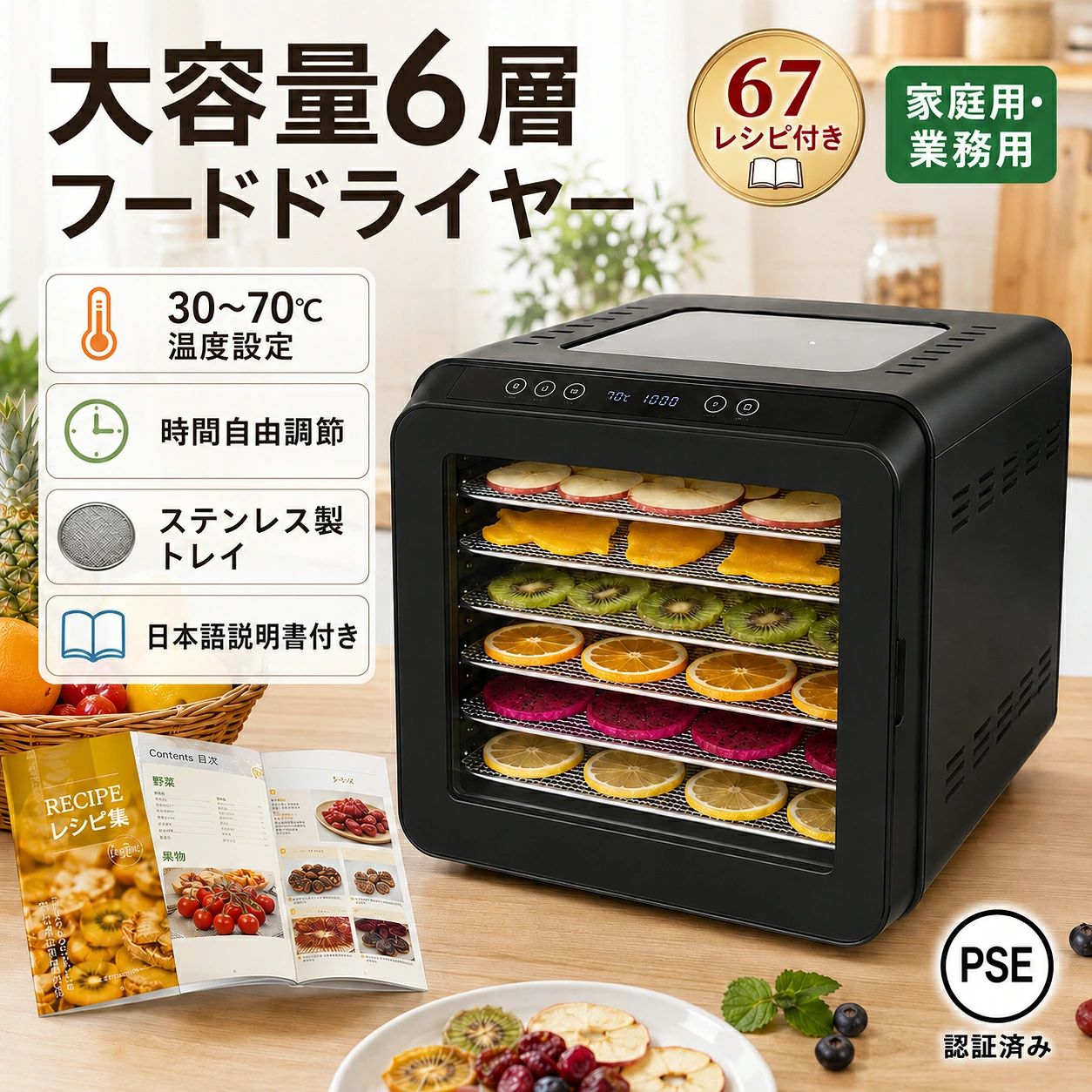 CHLIYU フードドライヤー　5層 楽天市場】CHLIYU フードドライヤー 5層の通販