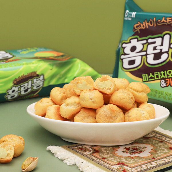 [ヘテ] ドバイスタイル ホームランボール ピスタチオとキャラメル味 / 44g 話題の...