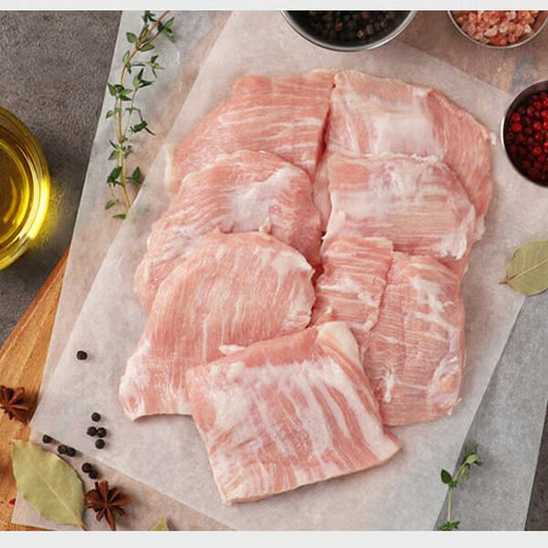 [豚肉] 豚トロ とんとろ 豚とろ / 約1kg 真空パック 脂身が多い希少部位 トントロ 焼肉 お肉（冷凍） ageich1-10000945 Good Korea Mart サンプル画像3