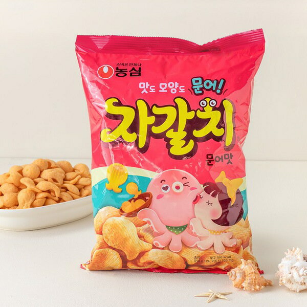 [農心] ジャガルチ タコ味スナック / 90g スナック 韓国お菓子 韓国食品 ロングセラー