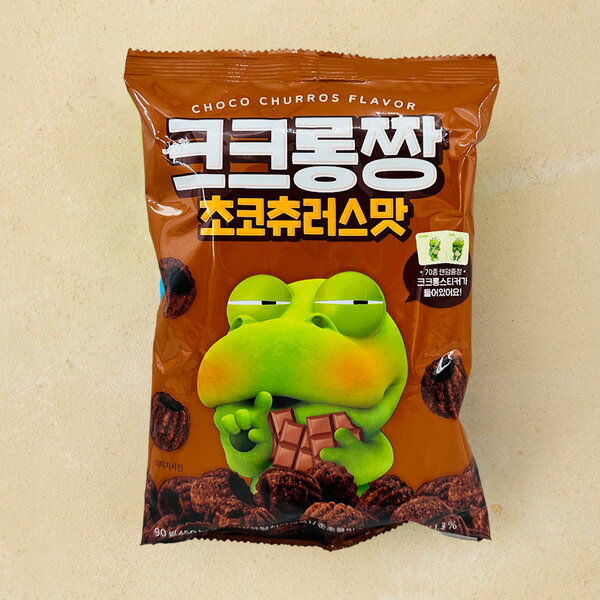 [オリオン] ORION ククロちゃん チョコチュロス味 / 90g ポロロ チョコ チャング チョコスナック 韓国お菓子