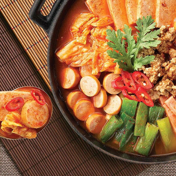 [OURHOME] プデチゲ 400g / アウアホーム 部隊チゲ 鍋料理 韓国スープ 韓国料理 簡単韓国料理 レトルトスープ ageich1-10000780 Good Korea Mart サンプル画像2