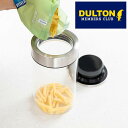 ダルトン DULTON シリンダージャー ウィズ プレス リッドM ダルトン K915-1286M 調味料入れ CYLINDER JAR WITH PRESS LID M 丸形 ラウンド ワンタッチ ガラス容器 保存容器 おしゃれ ガラス ガラスジャー パスタ瓶 新生活