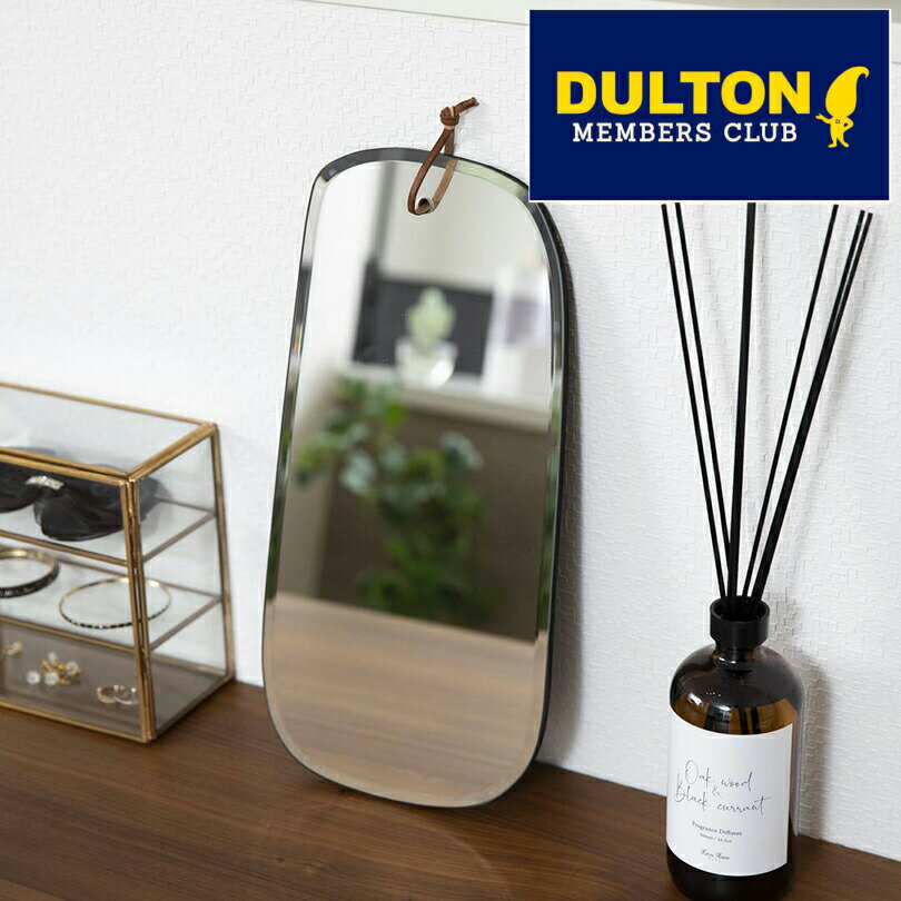 ダルトン DULTON ウォールハンギングミラー クラウド/ロング ダルトン H19-0029 WALL HANGING MIRROR CLOUD LONG 鏡 壁掛け オーバル 縦型 ガラス 縁なし 西海岸 ヴィンテージ おしゃれ リビング カフェ風 新生活 【送料無料