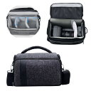 CANON EOS R5/R6 一眼レフ カメラバッグ メンズ カメラバッグ ショルダー 手提げ ショルダー・ベルト取り付け 対応 一眼・レンズ収納対応 カメラ...
