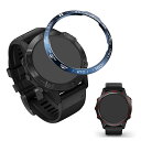 GARMIN (ガーミン) Fenix 6 /6 Pro ベゼルリング 保護カバー ベゼルリングフレーム ステンレス 耐衝撃 超簿 取付簡単 粘着式 ガーミン スマートウォッチ スタイリッシュ スマートウォッチアクセサリー