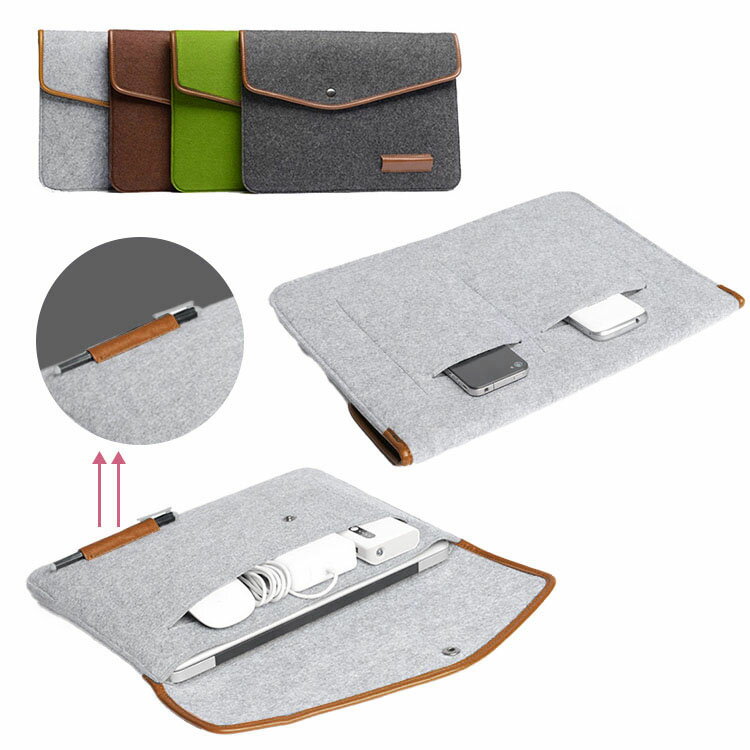 富士通 FMV LIFEBOOK UHシリーズ/FMV LOOX 90/G/FMV LOOX 75/G (13.3インチ) ケース スリーブ型 セカンドバッグ型 モバイル カバン型 ファブリック フェルト素材 オシャレなバッグ型 カバー おすすめ おしゃれ PC タブレットケース カバー