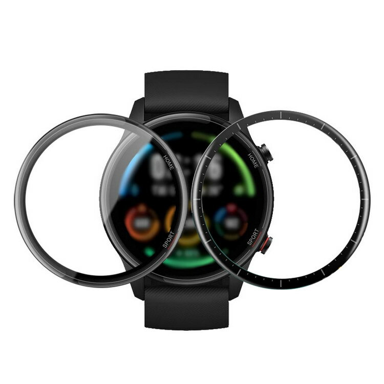 Xiaomi Mi Watch/Mi Watch Revolve フィルム PMMA 液晶保護プロテクター ウォッチ 液晶保護 PMMA 全面保護フィルム シャオミ ミー ウォッチ 高透過率 反射防止 液晶保護フィルム シャオミー