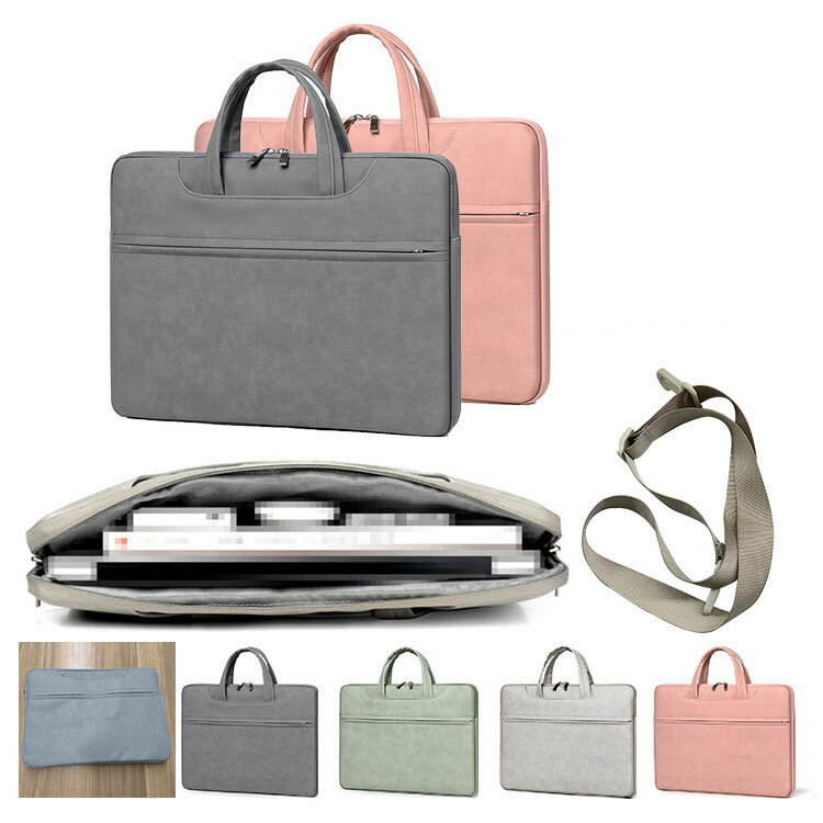 Surface Laptop Go 3/Go 2/Go (12.4インチ) ケース/カバー 手提げかばん PUレザー かばん型 バッグ型 カバン型 シンプル ポケット付き セカンドバッグ型 サーフェス ラップトップ Go2/Go おすすめ おしゃれ タブレットPC ケース カバー