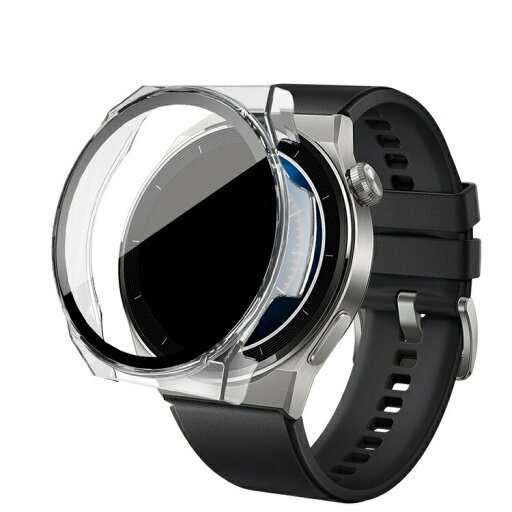 HUAWEI WATCH GT3 Pro クリアケース 46mm カバー 強化ガラス(ガラスフィルム)付き 全面保護 液晶保護ケース 透明 フィルム一体 ハードケース ファーウェイ HUAWEI WATCH GT3 Pro クリアケース 46mm カバー 強化ガラス(ガラスフィルム)付き 全面保護 液晶保護ケース 透明 フィルム一体 ハードケース ファーウェイ