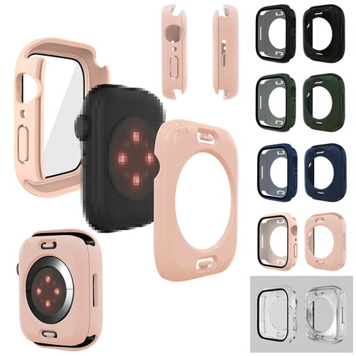Apple Watch Series 9/8/7/Ultra 2/1 ケース ガラスフィルム ケース カバー 前後全面保護 液晶保護カバー アップルウォッチ シリーズ9/8/7/ウルトラ2/1 41mm/45mm/49mm ハードケース 保護ケース フィルム一体型 強化ガラス付き 装着簡単 Apple Watch Series 9/8/7/Ultra 2/1 ケース ガラスフィルム ケース カバー 前後全面保護 液晶保護カバー アップルウォッチ シリーズ9/8/7/ウルトラ2/1 41mm/45mm/49mm ハードケース 保護ケース フィルム一体型 強化ガラス付き 装着簡単