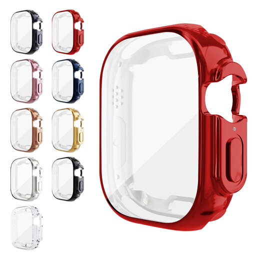 Apple Watch Series 9/8/7/Ultra 2/1 ケース カバー 液晶保護 TPU メッキ ソフトケース アップルウォッチ シリーズ9/8/7/ウルトラ2/1 41mm/45mm/49mm 保護ケース 装着簡単 Apple Watch Series 9/8/7/Ultra 2/1 ケース カバー 液晶保護 TPU メッキ ソフトケース アップルウォッチ シリーズ9/8/7/ウルトラ2/1 41mm/45mm/49mm 保護ケース 装着簡単