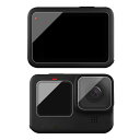 GoPro Hero11 Black ガラスフィルム 強化ガラス 液晶保護フィルム 1枚レンズ保護 2枚液晶保護 3枚1セット ゴープロ ヒーロー11 ブラック ゴープロ 傷つき防止を追加 保護ガラス 保護シール レンズフィルムガラス