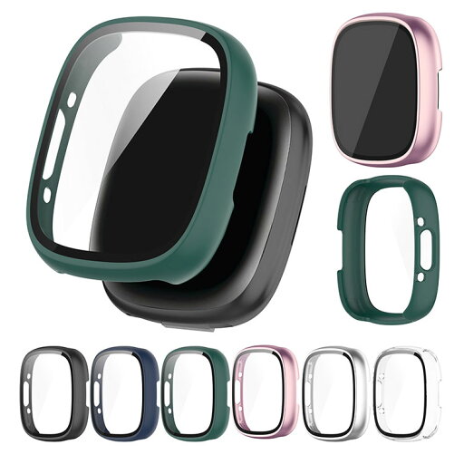 Fitbit Versa4 ケース Fitbit sense2 カバー 液晶面強化ガラス 全面保護 液晶保護ケース フィルム一体 ハードケース 単色/クリア フィットビット ヴァーサ 4/フィットビットセンス2 保護ケース Fitbit Versa4 ケース Fitbit sense2 カバー 液晶面強化ガラス 全面保護 液晶保護ケース フィルム一体 ハードケース 単色/クリア フィットビット ヴァーサ 4/フィットビットセンス2 保護ケース