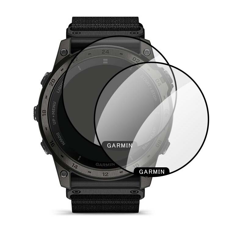 Garmin tactix7 AMOLED 液晶保護フィルム 2枚入り PMMA素材 傷防止 プロテクター フィルム ガーミン タクティクス 7 AMOLED 保護シート 液晶保護プロテクター