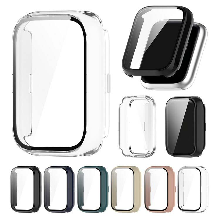 iTOUCH AIR 3 ケース カバー 強化ガラス(ガラスフィルム)付き 全面保護 液晶保護ケース 単色/クリア フィルム一体 ハードケース