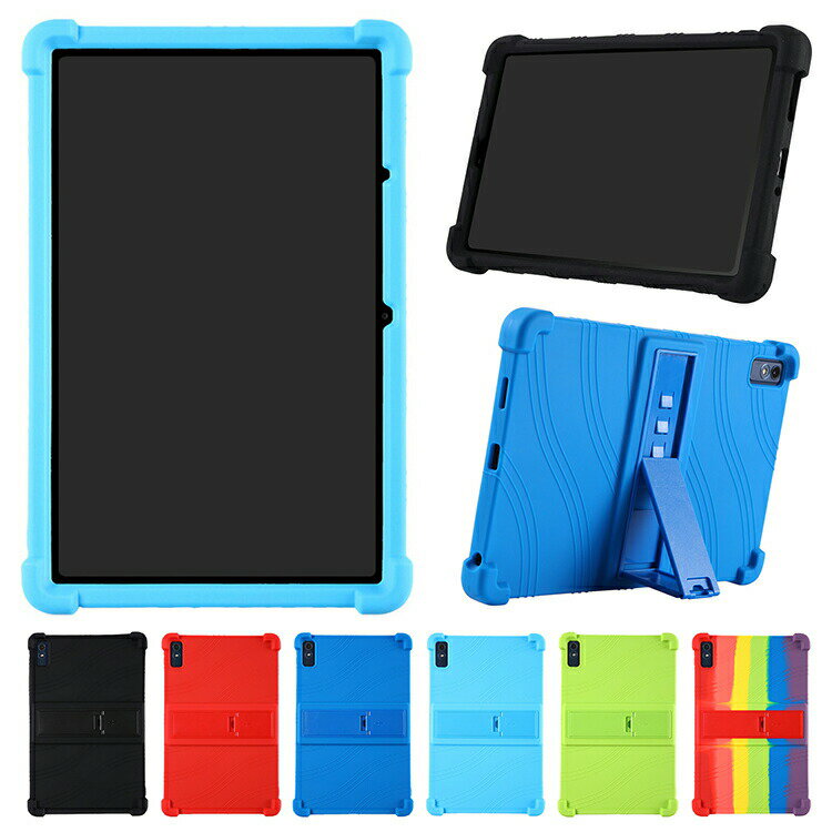 Lenovo Tab M10a 5G ケース LET02 10.6インチ 2024モデル 耐衝撃 カバー スタンド機能 角 保護 コーナーバンパー レノボ タブ 衝撃吸収 保護ケース シリコンケース ソフトケース カラフル おしゃれ