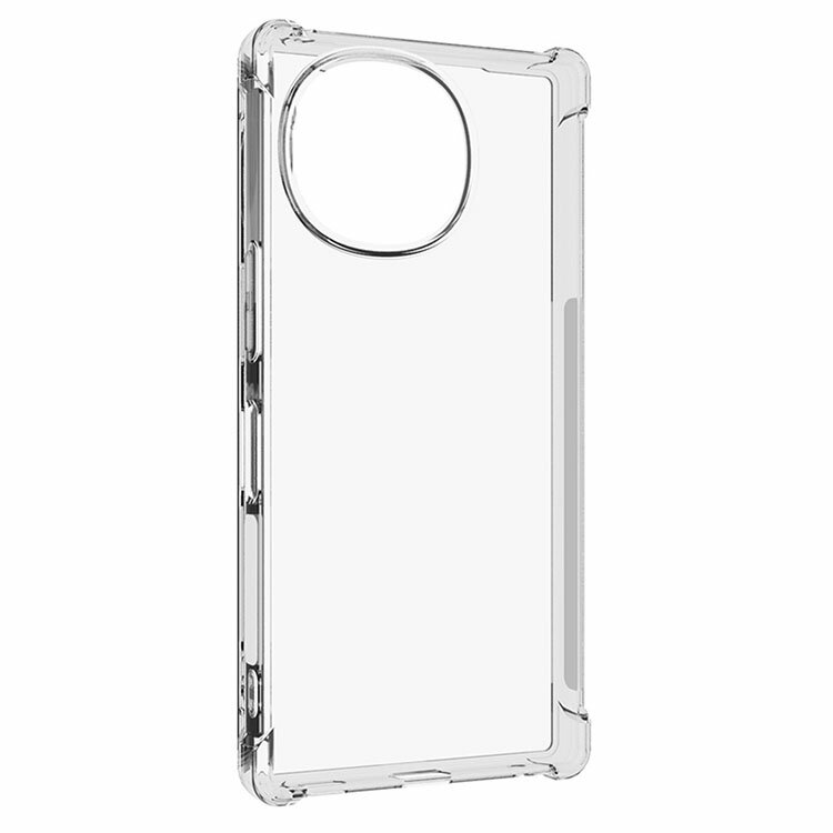 SHARP AQUOS R9 クリアケース SH-51E 耐衝撃 カバー シンプル クリア 透明 角 保護 コーナーバンパー TPU ソフトケース ストラップ穴 耐衝撃ケース シャープ アクオス R9 おすすめ おしゃれ かわいい アンドロイド スマートフォン/スマホケース/カバー