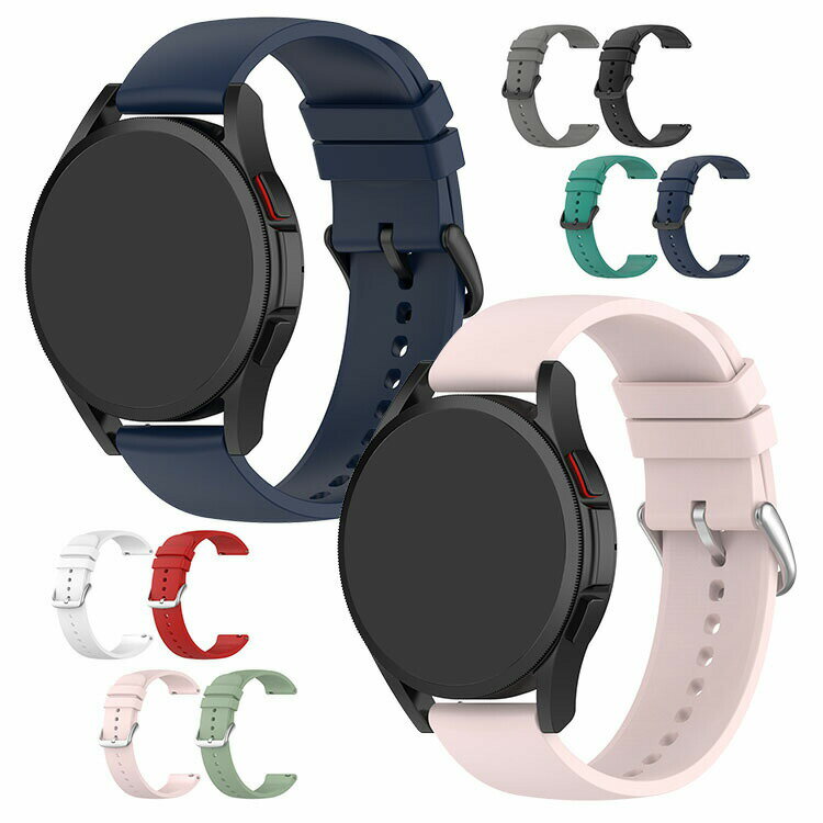 Galaxy Watch FE バンド ベルト Watch7 シリコン バンド幅 20mm 交換リストバンド/交換バンド/交換ベルト おすすめ ギャラクシーウォッチ 7 / FE Watch 7 ソフトバンド シリコンバンド
